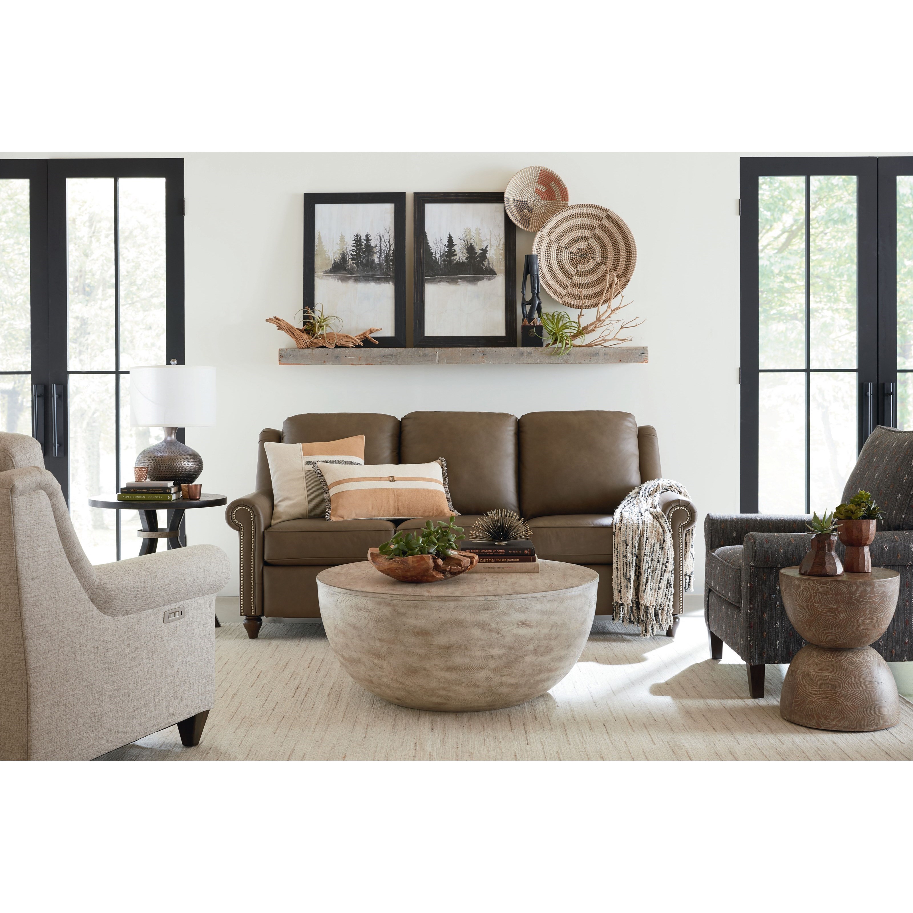 Minimalist hot sale recliner sofa